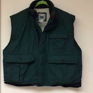 Forest Club Down & Feather Filled Vest Size XL